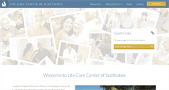 Desktop Screenshot of lifecarecenterofscottsdale.com